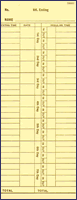 Clock Card 800292 Clock Card 800292